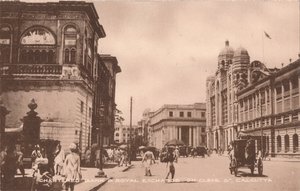 Chartered Bank & Royal Exchange, Cleve St, Calcutta, 1900 alkotó: Unbekannt