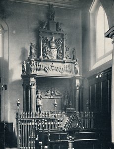 Charterhouse. Thomas Suttons emlékmű a kápolnában, 1925 alkotó: Unbekannt