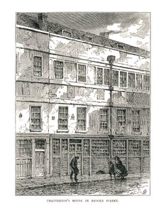 Chattertons ház a Brooke Street-ben, 1878 alkotó: Unbekannt