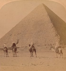 Kheopsz, a piramisok közül a legnagyobb, Egyiptom, 1896 alkotó: Unbekannt