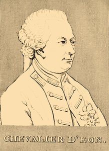 Chevalier DEon, 1728-1810, 1830. alkotó: Unbekannt