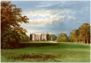 Chillingham kastély, Northumberland, Tankerville grófjának otthona, 1880 alkotó: Unbekannt