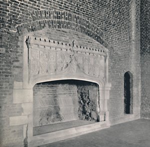 Kéménydarab a Tattershall kastélyban, Lincolnshire, 1927 alkotó: Unbekannt