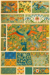 Kínai festészet, szövés, hímzés és cloisonné, 1898. alkotó: Unbekannt