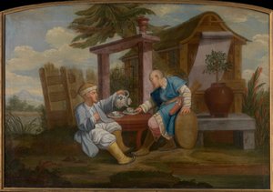 Chinoiserie, a 18. század közepe.. alkotó: Unbekannt