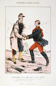 A nemzetőrség és a hadsereg sebészei, Párizs ostroma, francia-porosz háború, 1870-1871. alkotó: Unbekannt