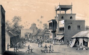 Chittapore út, Kalkutta, 1847 alkotó: Unbekannt