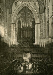 York Minster kórusa, 1898. alkotó: Unbekannt