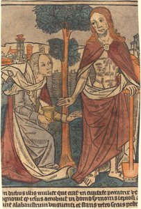 Krisztus megjelenése Mária Magdolnának, c. 1500. alkotó: Unbekannt