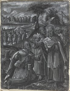 Krisztus vitatkozik az orvosokkal [recto], c. 1600. alkotó: Unbekannt