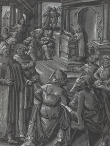 Krisztus gyógyítja a sántákat [verso], c. 1600. alkotó: Unbekannt