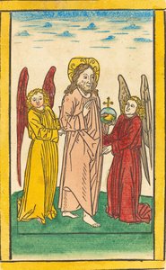 Krisztus Salvatore előtt, c. 1485. alkotó: Unbekannt