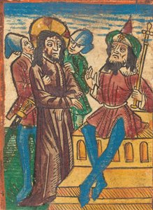 Krisztus Pilátus előtt c. 1490. alkotó: Unbekannt