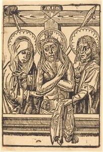 Krisztus Mária és János között, 14801500. alkotó: Unbekannt