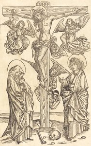 Krisztus a kereszten angyalokkal, 14901500. alkotó: Unbekannt