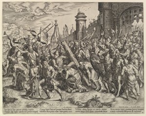 Krisztus a golgotai úton, kb. 1560. alkotó: Unbekannt