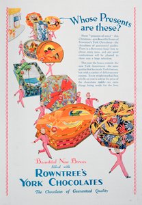 A Rowntrees York Chocolates karácsonyi reklámja, 1928 alkotó: Unbekannt