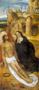 Krisztus szenvedése, részlet Szent Antal oltárképéből, 16. század alkotó: Unbekannt