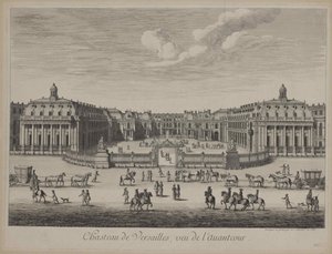 Versailles-i palota 1682-ben, 1682-ben. alkotó: Unbekannt