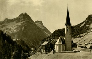 Schröcken-templom, Bregenzerwald, Ausztria, 1935. alkotó: Unbekannt