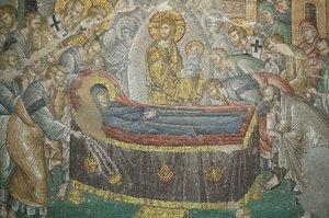 Chora Szent Megváltó temploma. A Szűz elhunyta, Isztambul Turquie alkotó: Unbekannt