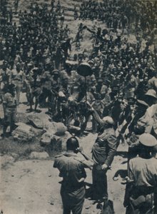 Churchill brit csapatokkal Észak-Afrikában, 1943. június, 1945. alkotó: Unbekannt