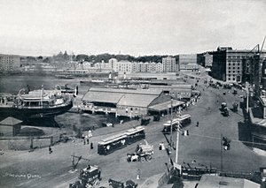 Circular Quay, c1900. alkotó: Unbekannt