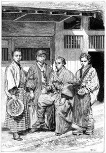 Tokió polgárai, Japán, 1895 alkotó: Unbekannt