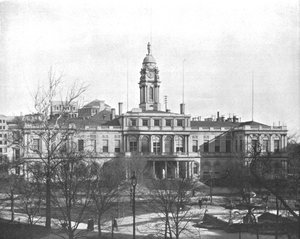 Városháza, New York, USA, 1900. alkotó: Unbekannt