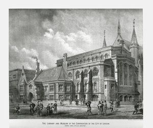 Londoni City Könyvtár és Múzeum, 1886 alkotó: Unbekannt