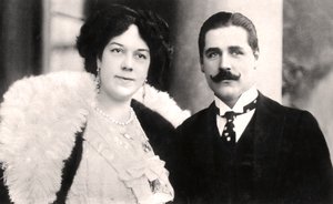 Clara Ellen Butt 1872-1936 és Kennerley Rumford 1870-1957, angol énekesek, 1906 alkotó: Unbekannt