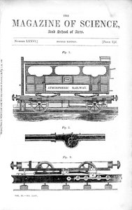 Clegg és Samudas atmoszférikus vasút, 1845 alkotó: Unbekannt
