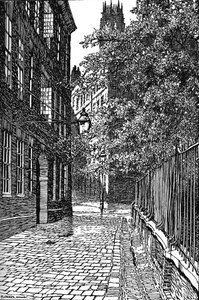 Cliffords Inn, Looking North, 1903 alkotó: Unbekannt