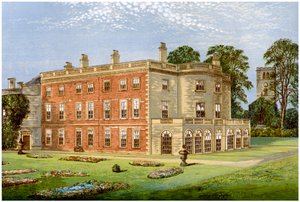 Clifton Hall, Nottinghamshire, Baronet Clifton otthona, 1880 alkotó: Unbekannt