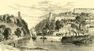 Clifton függőhíd, 1898. alkotó: Unbekannt