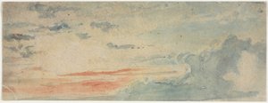 Felhőtanulmány, 1800-as évek. alkotó: Unbekannt