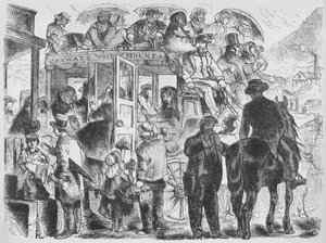 Autóbuszok üdülőhelyekre és szállodákba, c1859, 1938 alkotó: Unbekannt