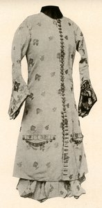 Kabát és teljes lovaglónadrág szőke brokátból virágokkal és levelekkel, c1670, 1937. alkotó: Unbekannt