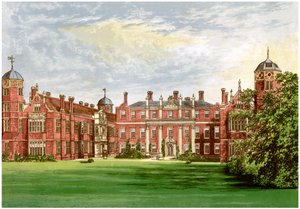 Cobham Hall, Kent, Darnley grófjának otthona, 1880 alkotó: Unbekannt