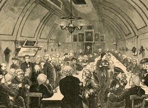 Cogers Hall, egy régi nyomtatványból, 1897. alkotó: Unbekannt