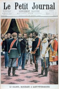 Jean-Baptiste Marchand ezredes Szentpéterváron, Oroszországban, 1902 alkotó: Unbekannt