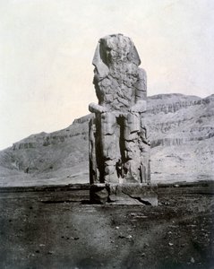 Memnoni kolosszusok, Théba, Egyiptom, 1852 alkotó: Unbekannt
