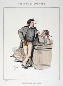 Rendőrbiztos, Párizs Kommün, 1871. alkotó: Unbekannt
