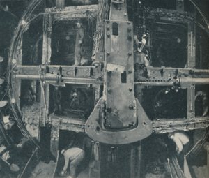 Összetett Greathead Shield, amely lerombol egy akadályt két ország között, 1935 alkotó: Unbekannt