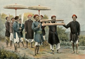 Elítélt séta a büntetésben, Az elítélt járás a büntetésben, 1900. alkotó: Unbekannt