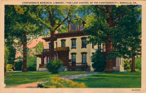 Konföderációs Memorial Library, Danville, Virginia, 1938 alkotó: Unbekannt