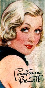Constance Campbell Bennett, 1904-1965, amerikai színésznő, XX. alkotó: Unbekannt