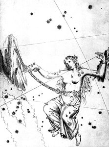 Androméda csillagkép, 1723 alkotó: Unbekannt