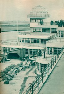 Irányítótorony a Le Bourget repülőtéren, Párizs, c1936 c1937 alkotó: Unbekannt