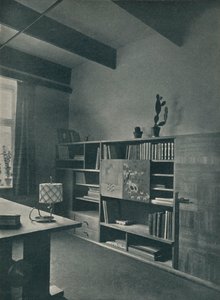 Hans Hartl által tervezett könyvtár sarka, 1927 alkotó: Unbekannt